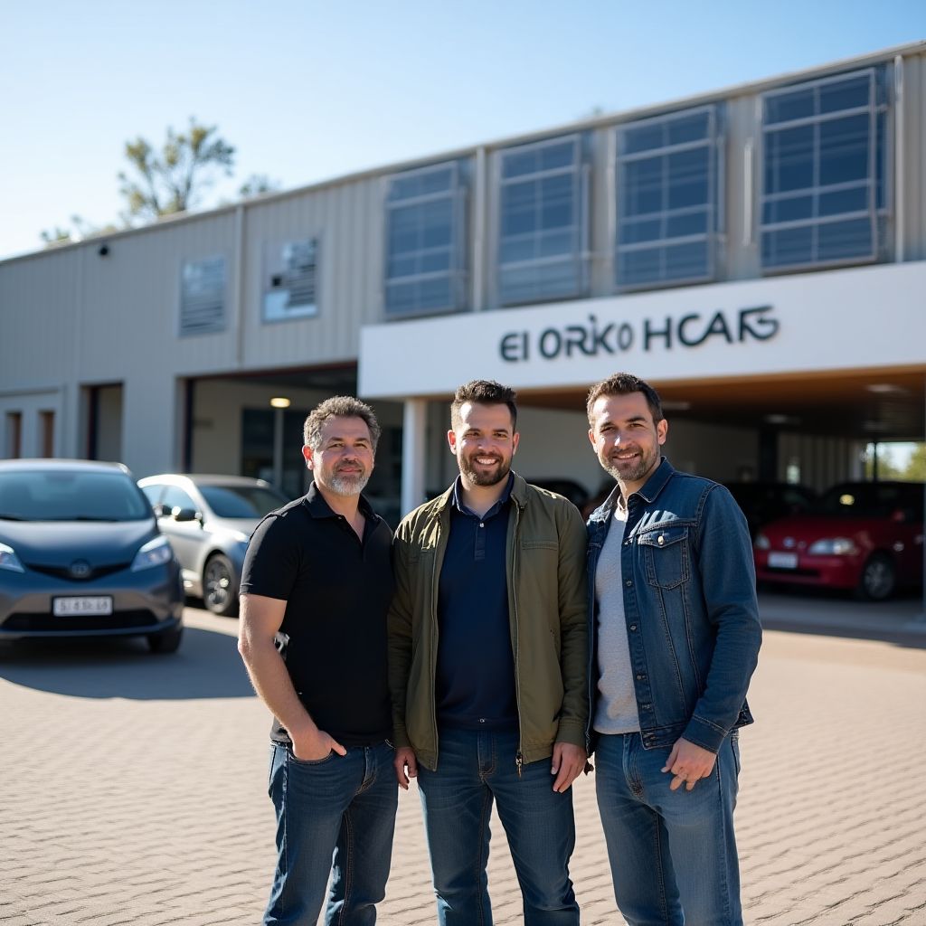 Fundadores de EcoAuto en 2015